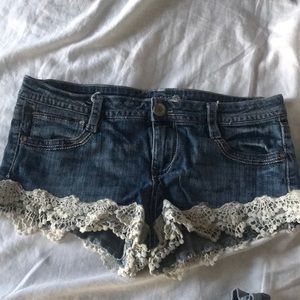 denim shorts